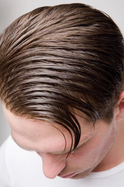 thick healthy masculine hair