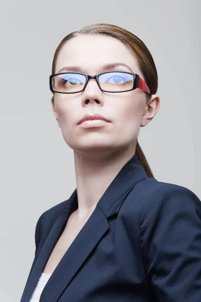 Portrait of a businesswoman wearing glasses — Stock Photo, Image