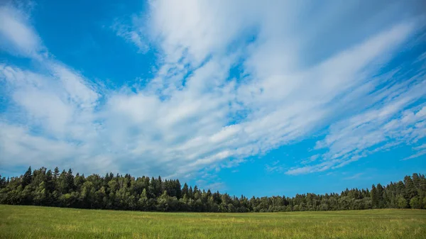 Gökyüzü bulutlu alan