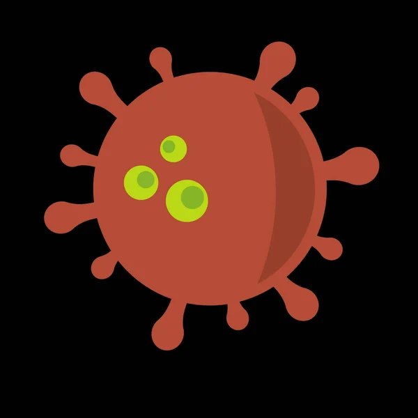 Imagen Color Del Coronavirus — Foto de Stock