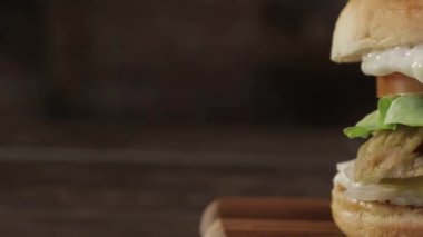 Balık Fileto Burger Görünümü Kapat - Kaydırıcı - Soldan Sağa