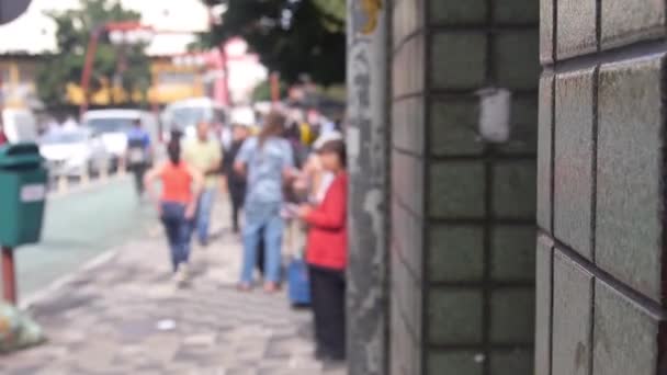 Mix Street Shots Από Liberdade Γειτονιά Στο Σάο Πάολο — Αρχείο Βίντεο