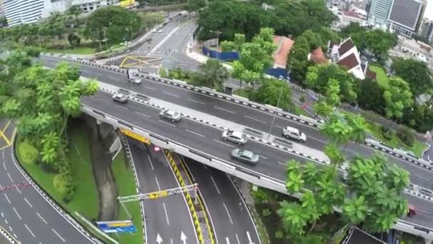 Kuala Lumpur Malásia Merdeka Square Kuala Lumpur Estradas Estradas Paisagem — Vídeo de Stock