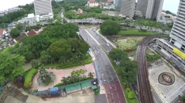 Kuala Lumpur - Malezya - MERDEKA SERDİ: Şehir Yolu ve Köprüsü 'ne İlerleme