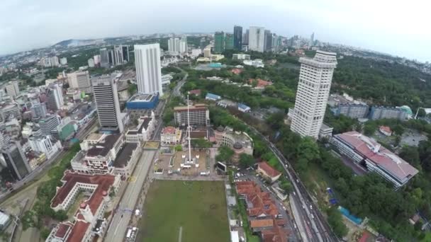 Kuala Lumpur Malásia Merdeka Square Kuala Lumpur Paisagem Urbana Rumo — Vídeo de Stock