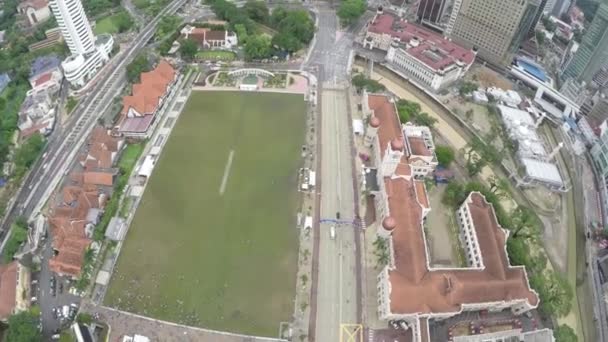 Kuala Lumpur Malásia Merdeka Square Movendo Para Longe Master Vista — Vídeo de Stock