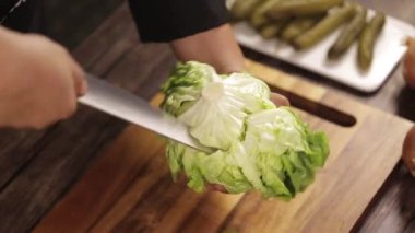 Marul - Tahtada Marul Kesme - Tamamlama Süreci - Üst Açı