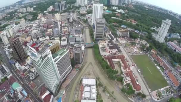 Kuala Lumpur Malásia Merdeka Square Kuala Lumpur Paisagem Cidade — Vídeo de Stock