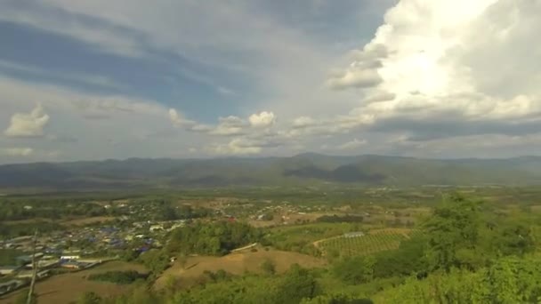 Pai Tailandia Asia Timlapse Paisaje Increíble Con Montañas Nubes — Vídeo de stock