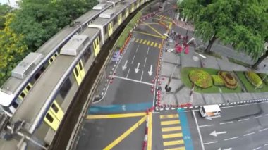 Kuala Lumpur - Malezya - Merdeka Karesi: Merdeka Kare Alanı 'nın etrafında uçmak