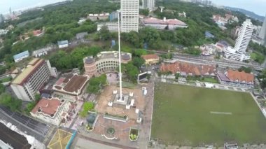 Kuala Lumpur - Malezya - MERDEKA Karesi: Sağdan Sola Taşıma - Ana Görünüm - KL Bayrak Direği Sahası