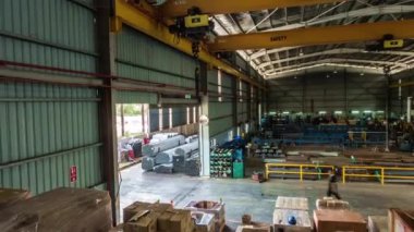 İnşaat Fabrikası Malzeme Deposu - Zaman Alanı - Pan - Soldan Sağa