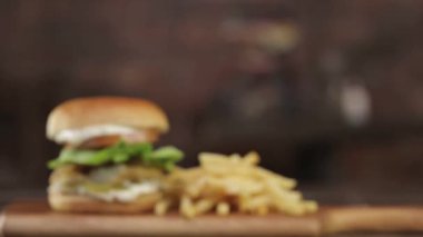 Balık Fileto Burger Görünümü - Odaklanamıyor