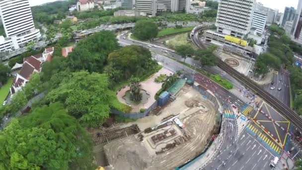 Kuala Lumpur Malaysia Merdeka Square Moving City Road — 비디오