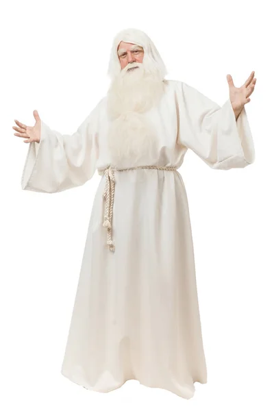 Man in sorcerer costume — Stock Photo, Image