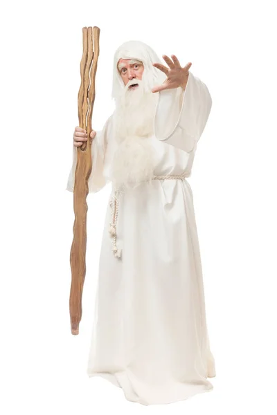 Man in sorcerer costume — Stock Photo, Image