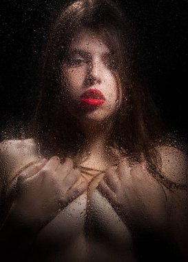 Bir kızın portresi. 