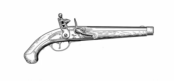 Cavalry Pistol 19Th Century — Stock Photo, Image