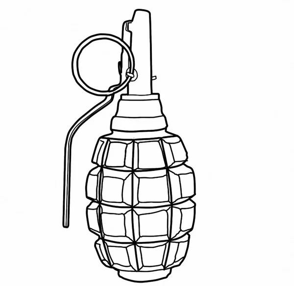 Granat Odłamkowy Weapon Explosion — Zdjęcie stockowe