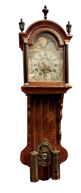 Eski antika duvar saati.