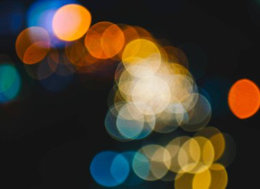 Bokeh daire görüntü bulanıklık.