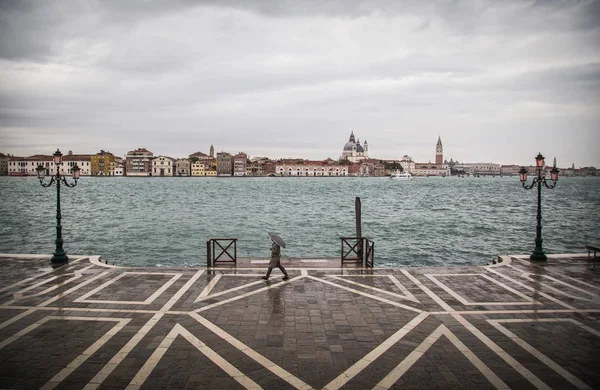 Cloudy day in Venice, from Giudecca — Stock Photo, Image