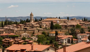 San Quirico d 'Orcia Panoraması