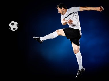 Futbolcu adam izole
