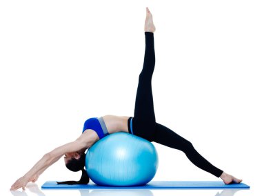 kadın fitness Pilates exercices izole