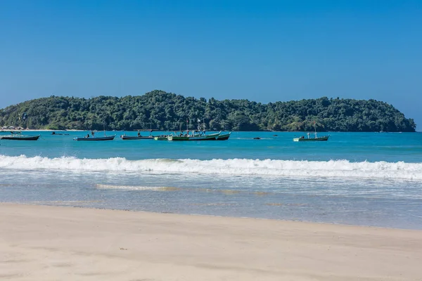 Ngapali Beach Rakhine estado Myanmar — Foto de Stock