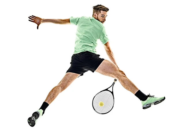 Tennis speler man geïsoleerd — Stockfoto