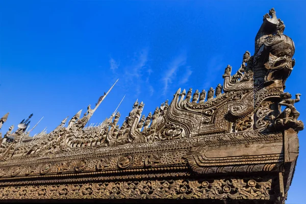 Monastère de Shwenandaw Mandalay ville Myanmar — Photo