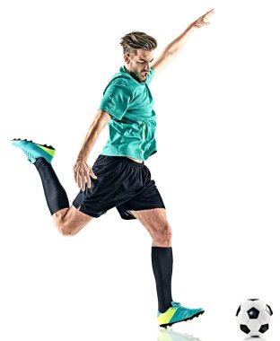 Futbolcu adam izole