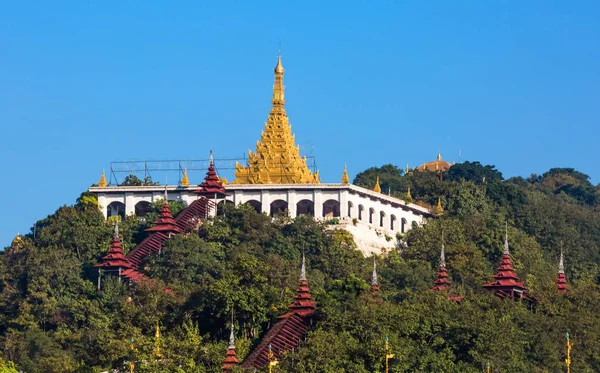 Sandamuni Pagode Tempel Mandalay Stadt myanmar — Stockfoto