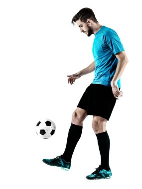 Futbolcu adam izole