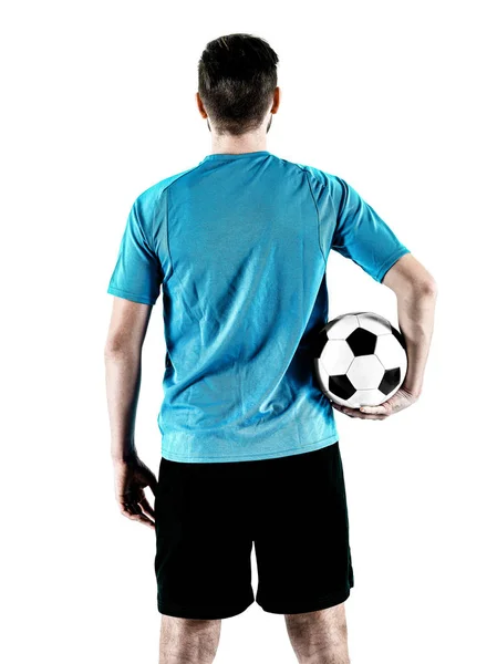 Jogador de futebol Homem isolado — Fotografia de Stock