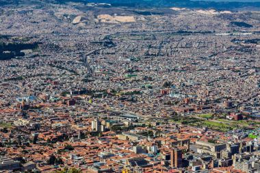Bogota manzarası cityscape Kolombiya