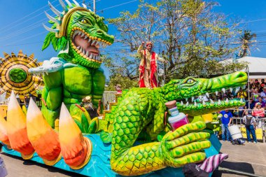 geçit töreni karnaval Festivali Barranquilla Atlantico Kolombiya