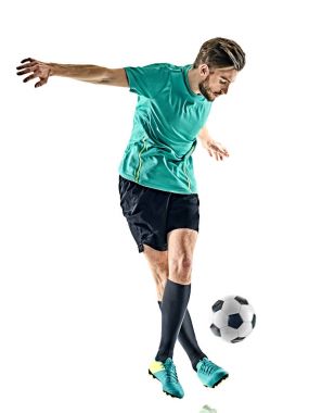 Futbolcu adam izole