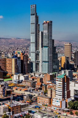 Bogota manzarası cityscape Kolombiya