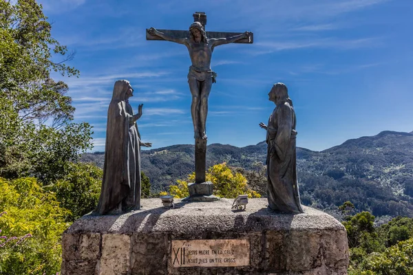 Cerro de heiligdom van Monserrate Bogota Colombia — Stockfoto