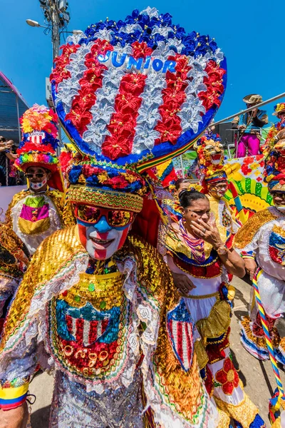Desfile festival de carnaval de Barranquilla Atlántico Colombia — Foto de Stock