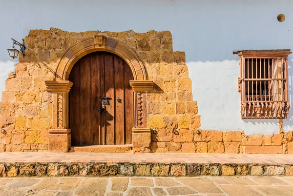 Renkli sokakları Barichara Santander Kolombiya — Stok fotoğraf