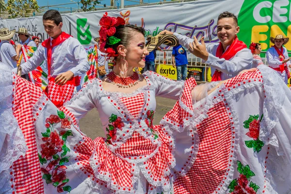 Desfile festival de carnaval de Barranquilla Atlántico Colombia — Foto de Stock