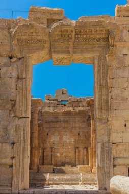 Bacchus Tapınağı Romalılar Harabeleri Baalbek Beeka Lübnan
