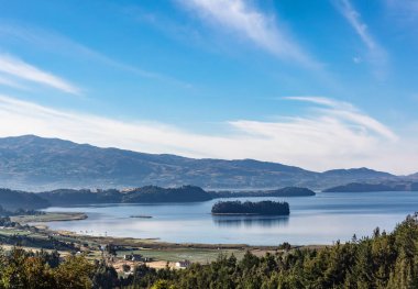 Laguna de Tota Gölü Boyaca Kolombiya