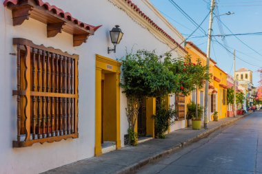 Renkli sokaklar Getsemani Cartagena de los indias Bolivar Colo