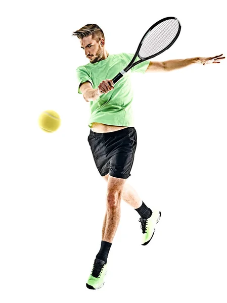 Tennista uomo isolato — Foto Stock