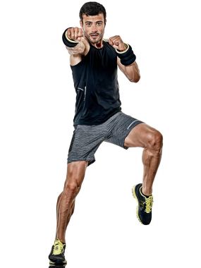 fitness adam kardiyo boks egzersizleri izole