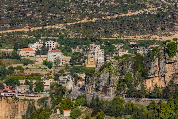 Jezzine landscapes skyle cityscape  South Lebanon — Stock Photo, Image